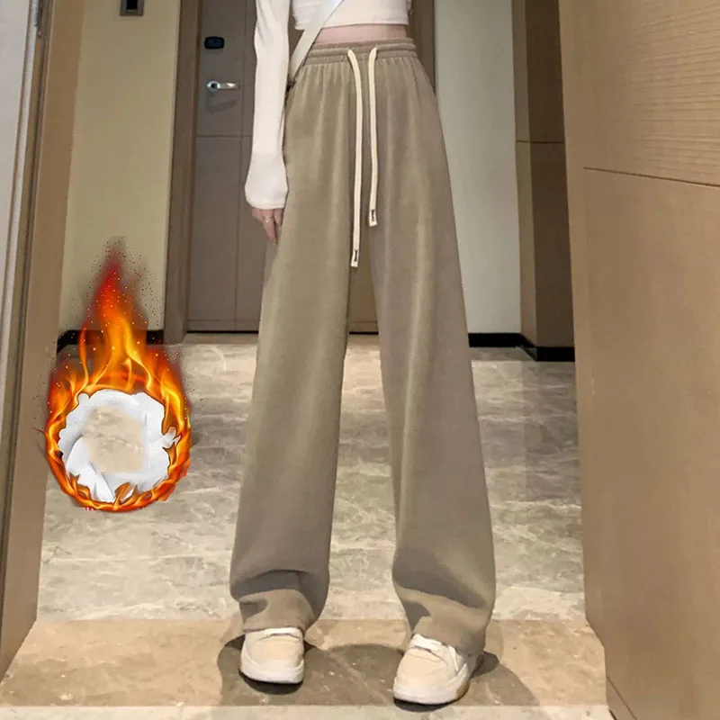 Corduroy Pant Warm - Korean Loose Thicken Warm Pants for