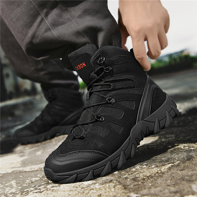 Men New Tactical Boots Trainin - Waterproof Winter Boot avaliação e preço