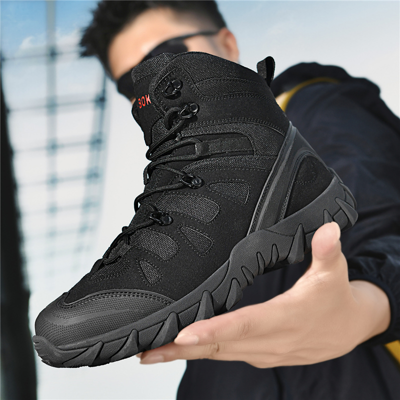 Men New Tactical Boots Trainin - Waterproof Winter Boot avaliação e preço