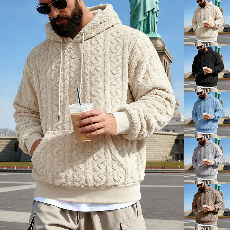 Men's Fleece Hoodie Winter War - Sherpa Hoodie Fleece avaliação e preço