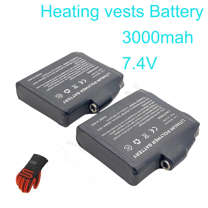 Gloves Battery 7.4V 3000mah Po - Heated Vest Battery avaliação e preço