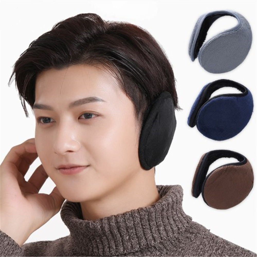 Winter Men's Earmuffs Ear Warm - Winter Headband Fleece avaliação e preço