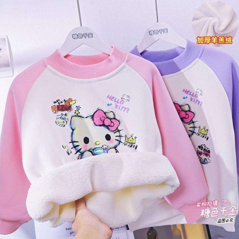 Sanrio Hello Kitty Girls Fleec - Sherpa Hoodie Fleece avaliação e preço