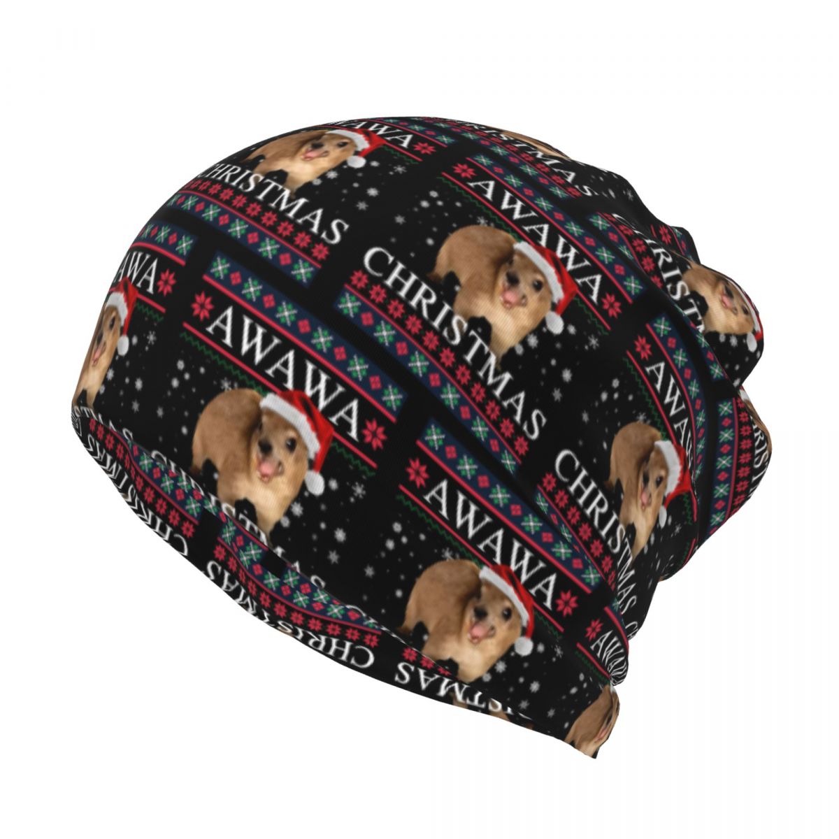 Rock Hyrax Merry Christmas Ugl - Knit Beanie Hat Warm avaliação e preço