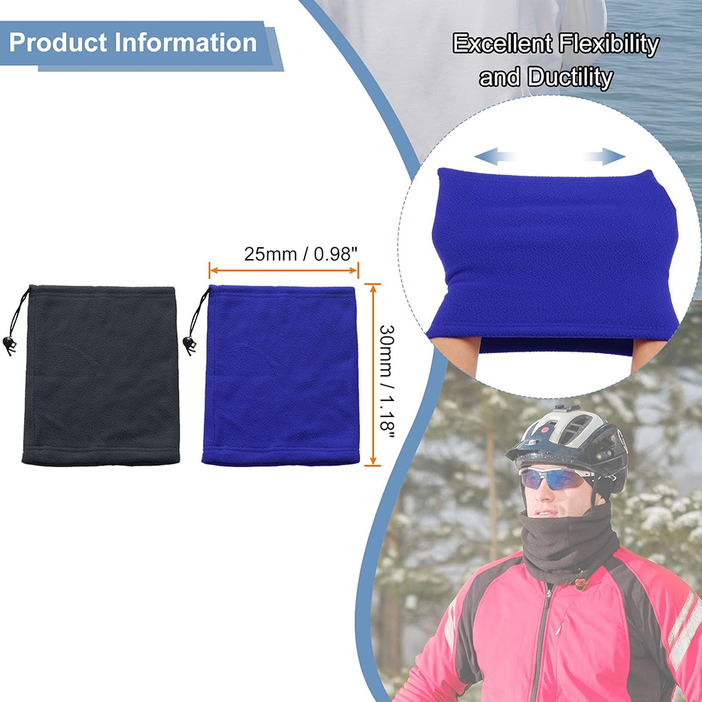 Winter Neck Gaiter Warmer Wind - Winter Headband Fleece avaliação e preço
