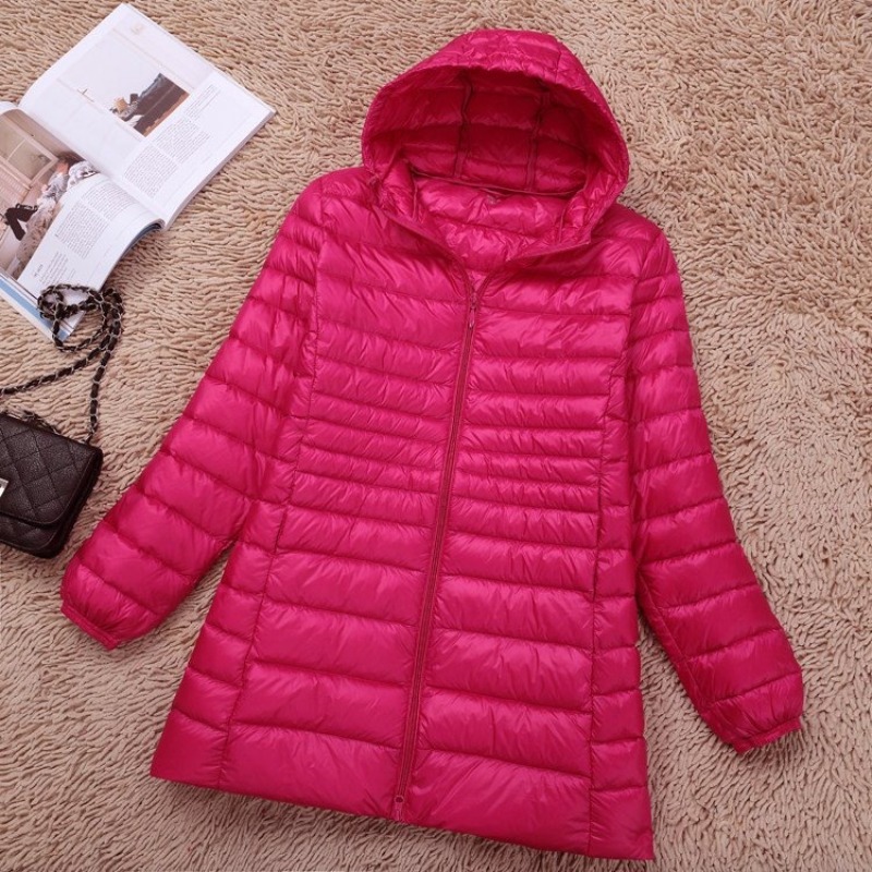 Plus Size 5XL 6XL 7XL Women's  - Down Jacket Packable avaliação e preço