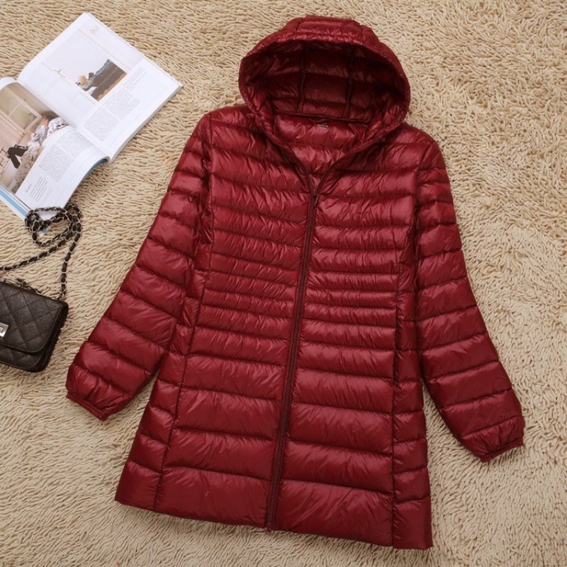Plus Size 5XL 6XL 7XL Women's  - Down Jacket Packable avaliação e preço