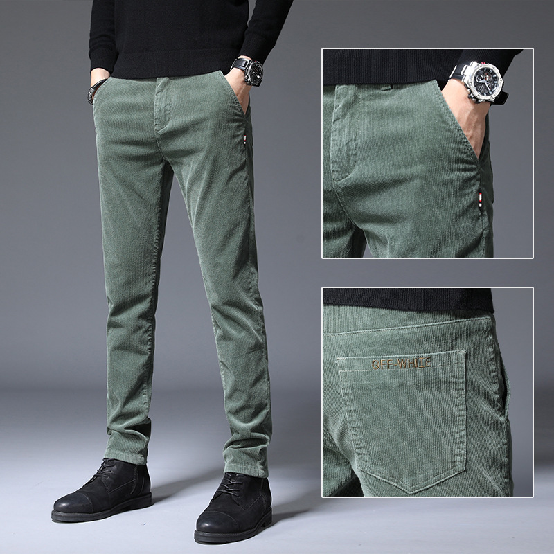 Open Crotch Men Fall Winter Fl - Corduroy Pant Warm avaliação e preço