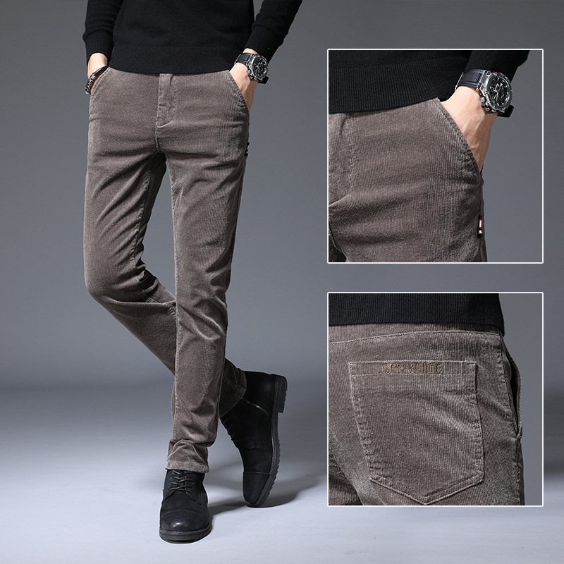 Open Crotch Men Fall Winter Fl - Corduroy Pant Warm avaliação e preço