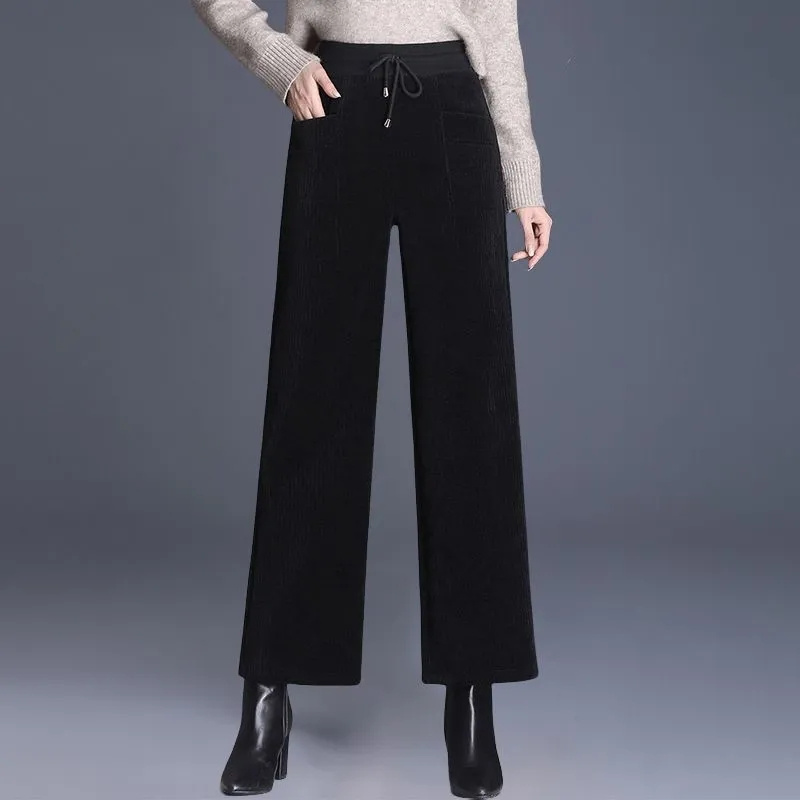 Autumn Winter Corduroy Wide Le - Corduroy Pant Warm avaliação e preço