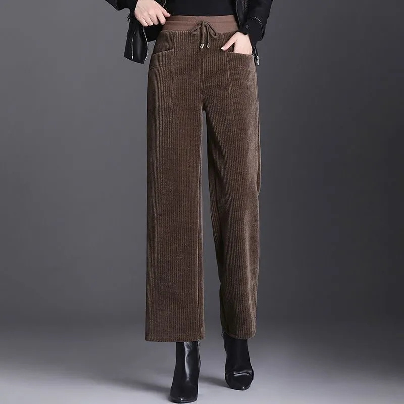 Autumn Winter Corduroy Wide Le - Corduroy Pant Warm avaliação e preço