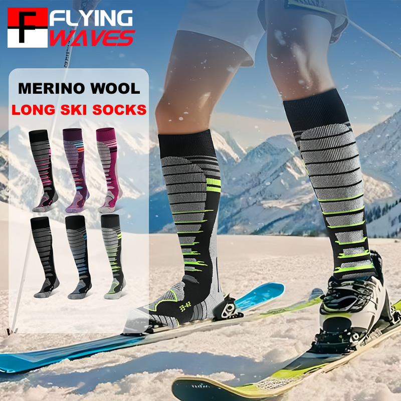 Merino Wool Ski Socks Cold Wea - Thermal Sock Wool avaliação e preço