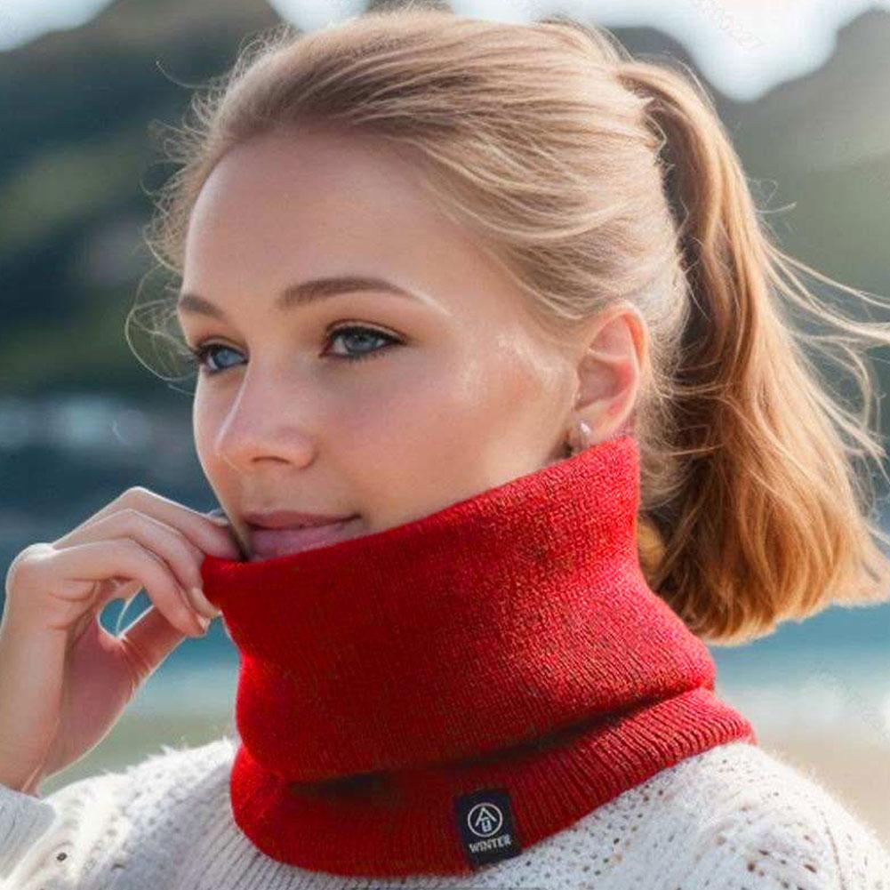 Solid Winter Plush Muffler Woo - Winter Headband Fleece avaliação e preço