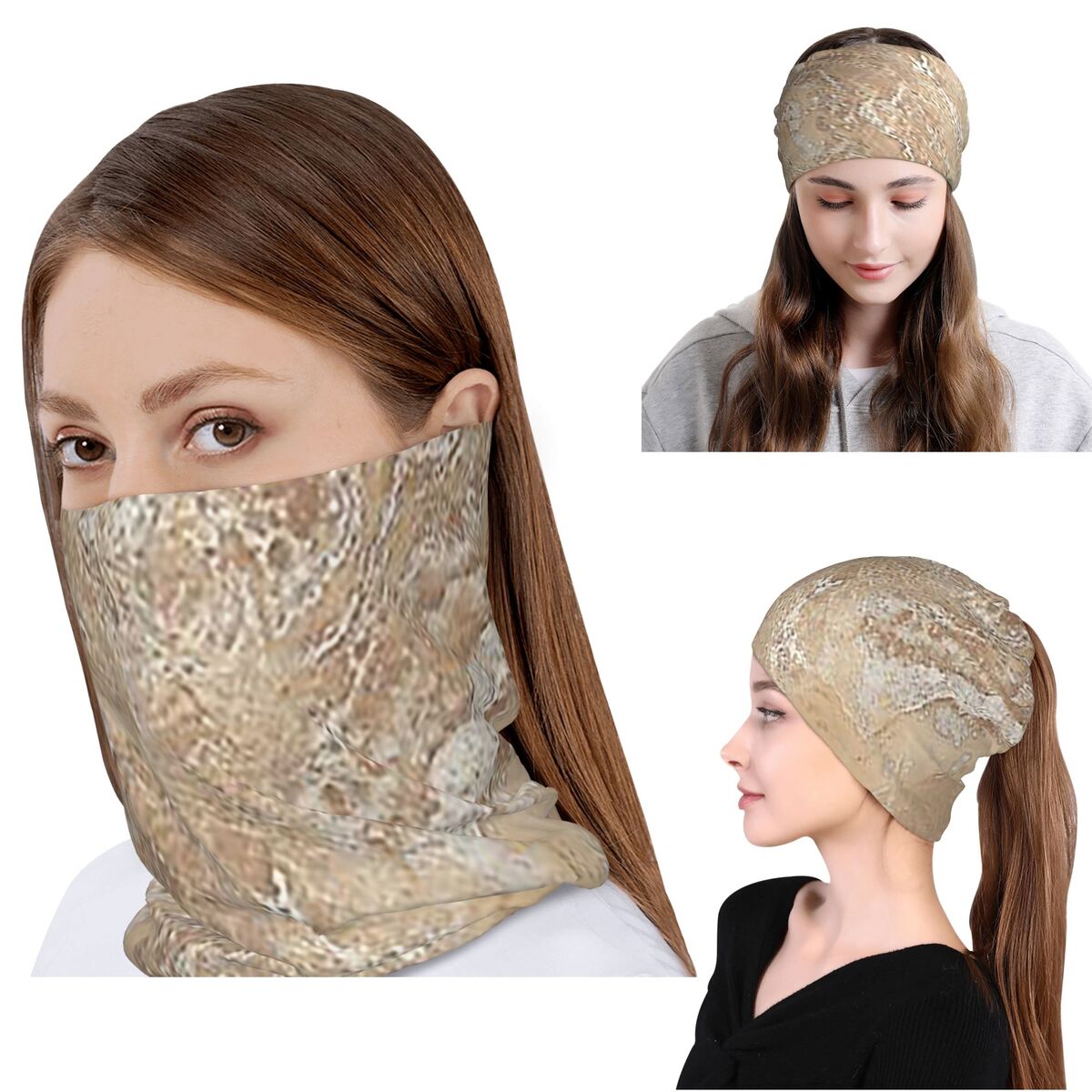 Contemporary Cream Beige Sand  - Knit Beanie Hat Warm avaliação e preço