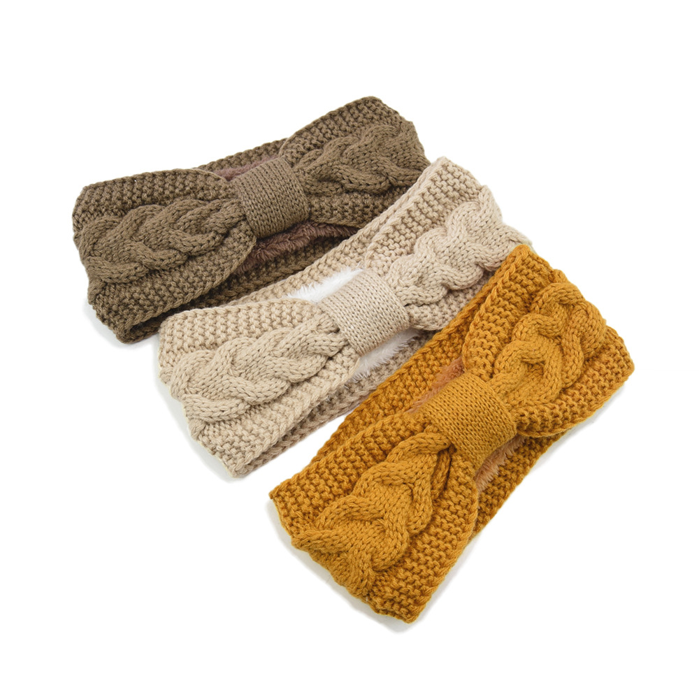 New Fuzzy Fleece Lined Headban - Winter Headband Fleece avaliação e preço