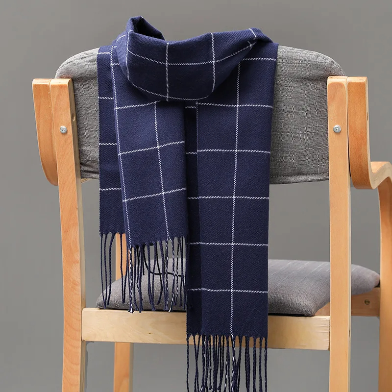 2023 New Winter Men Scarf Keep - Wool Scarf Men avaliação e preço