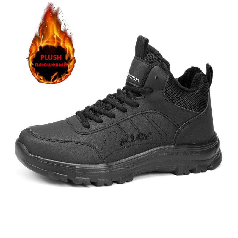 Brand Men's Boots Warm Plush S - Waterproof Winter Boot avaliação e preço