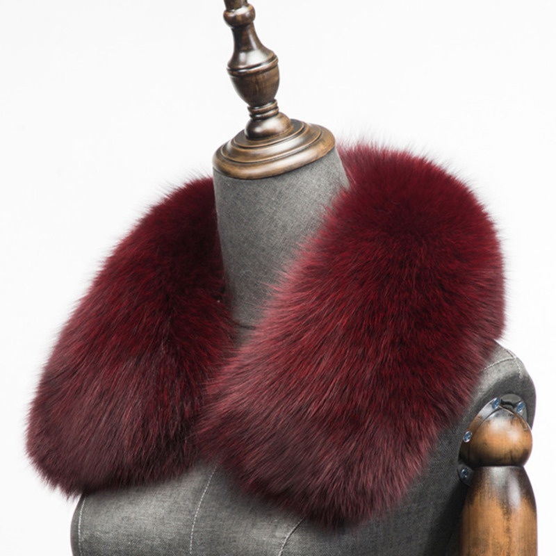 Winter Natural Fox Fur Scarf S - Shawl Wrap Winter avaliação e preço