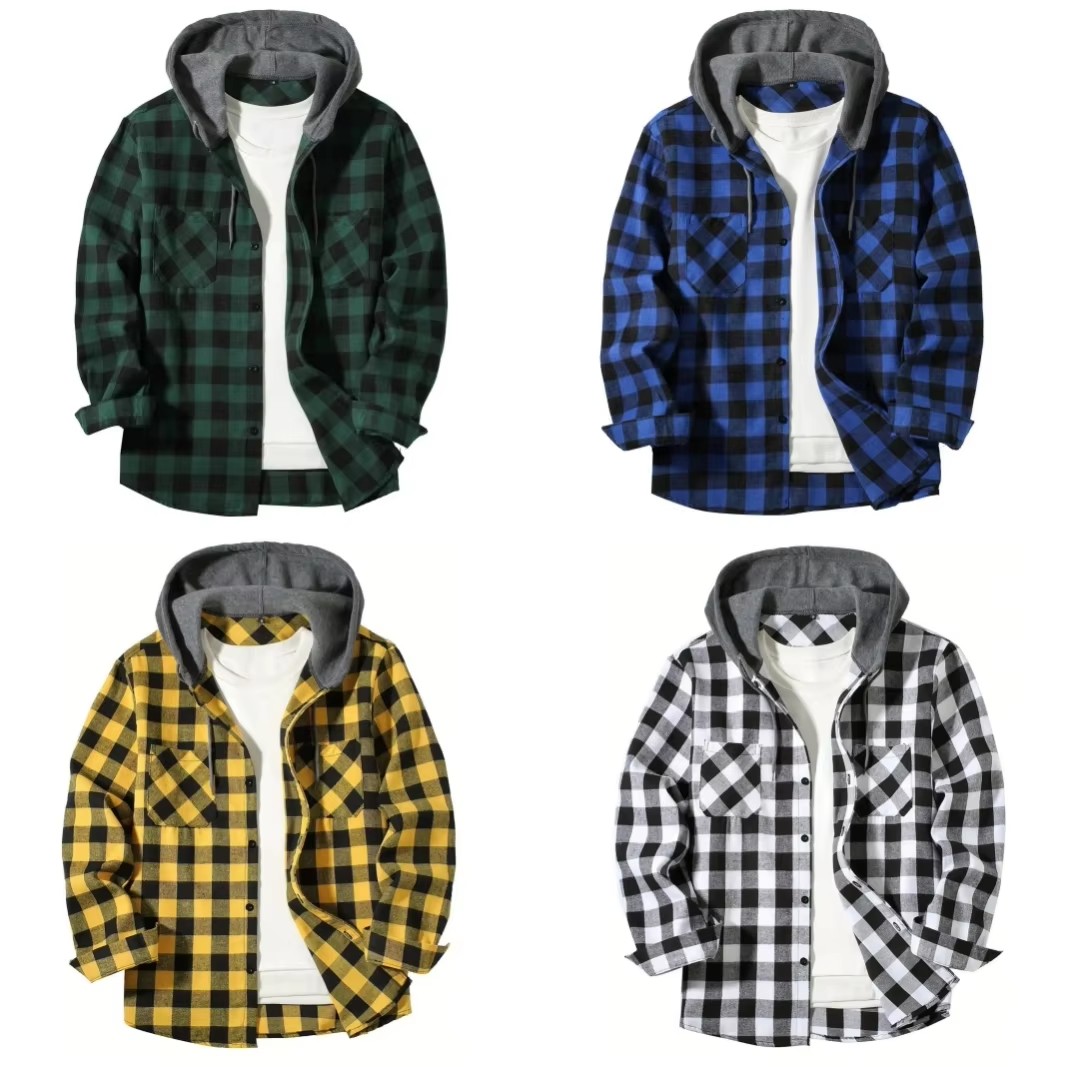 Men's Business Spring And Autu - Flannel Shirt Lined avaliação e preço