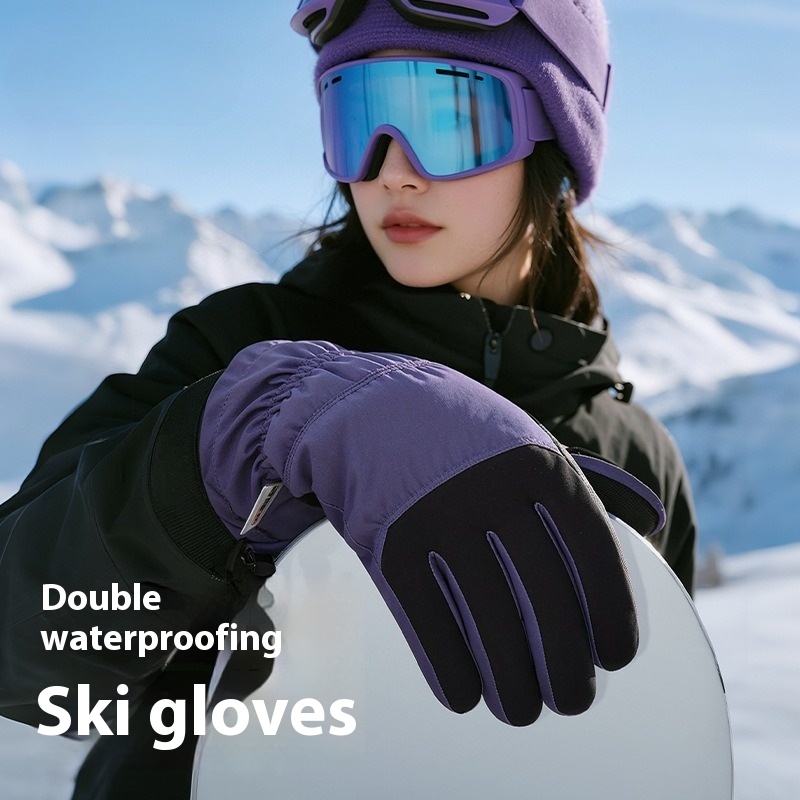 New Winter Thermal Gloves Skii - Snow Glove Insulated avaliação e preço