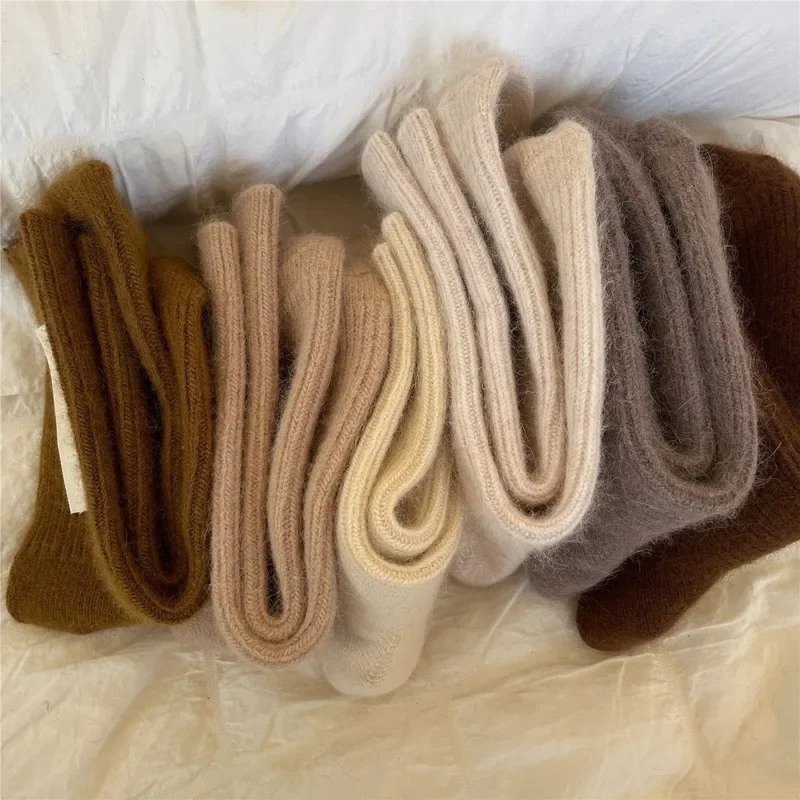 Rabbit Hair Winter Woman Socks - Thermal Sock Wool avaliação e preço