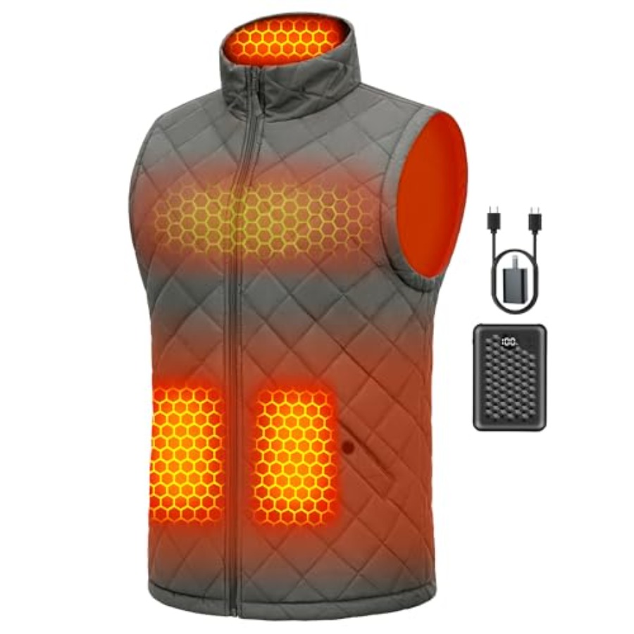 Wulcea Graphene Heated Vest Fo - Heated Vest Battery avaliação e preço