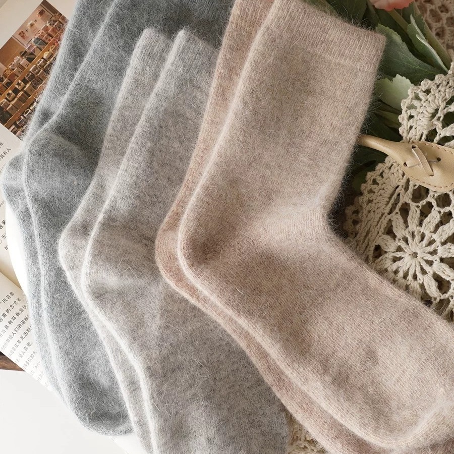 Thickened Wool & Rabbit Hair M - Thermal Sock Wool avaliação e preço