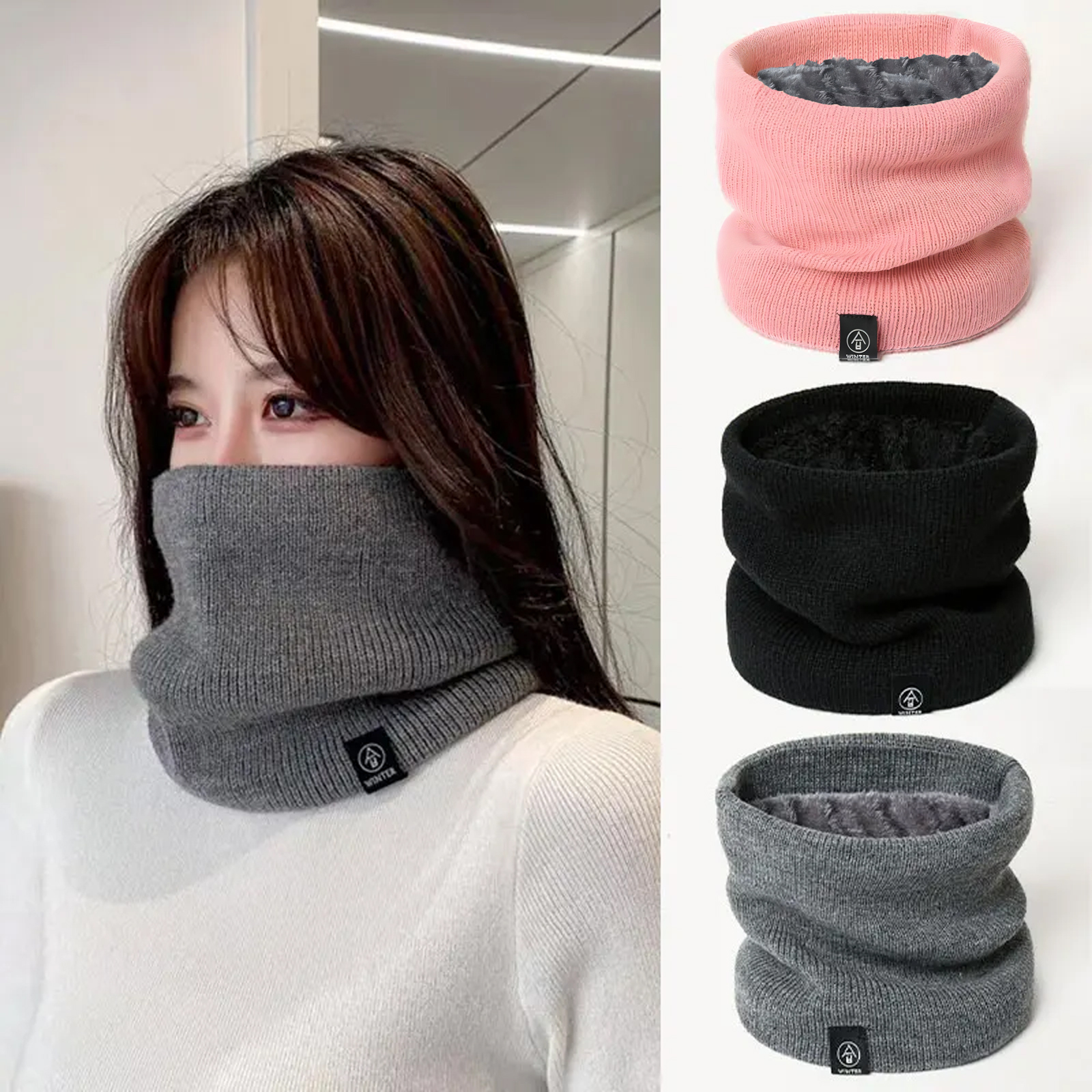 Fashion Women Knitted Scarf So - Wool Scarf Men avaliação e preço