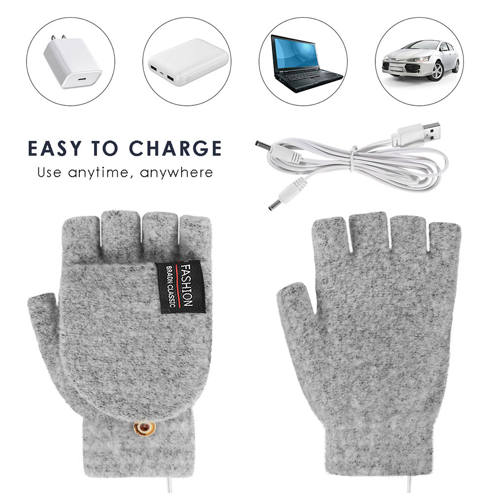 USB Electric Heated Gloves Adj - Hand Warmer Electric avaliação e preço