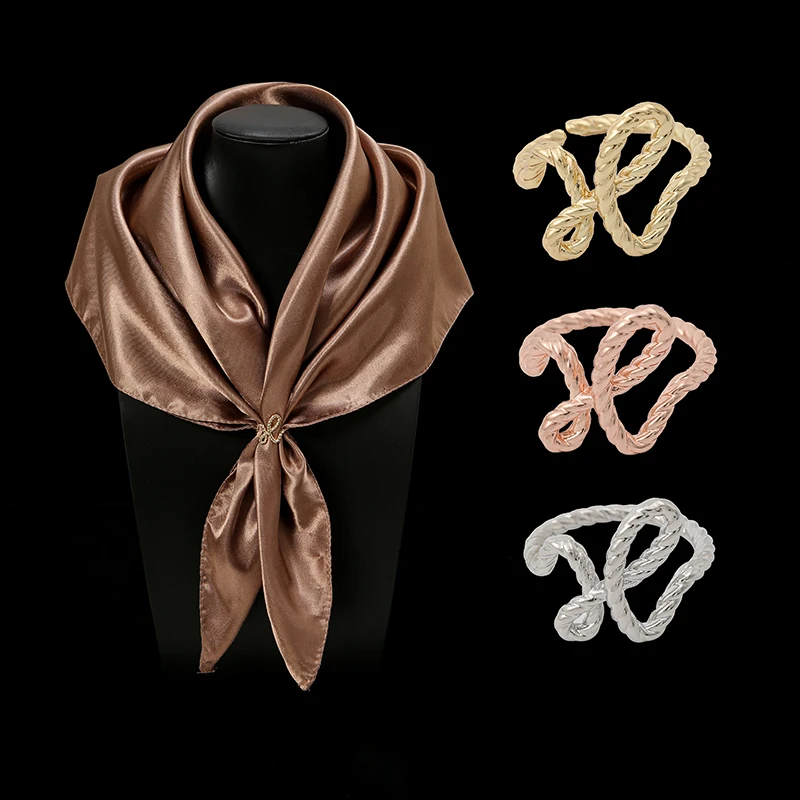 Fashion Metal Scarf Buckle But - Shawl Wrap Winter avaliação e preço