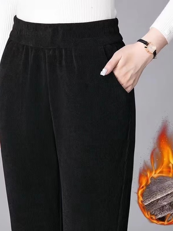 Thickened Straight Leg Pants W - Corduroy Pant Warm avaliação e preço