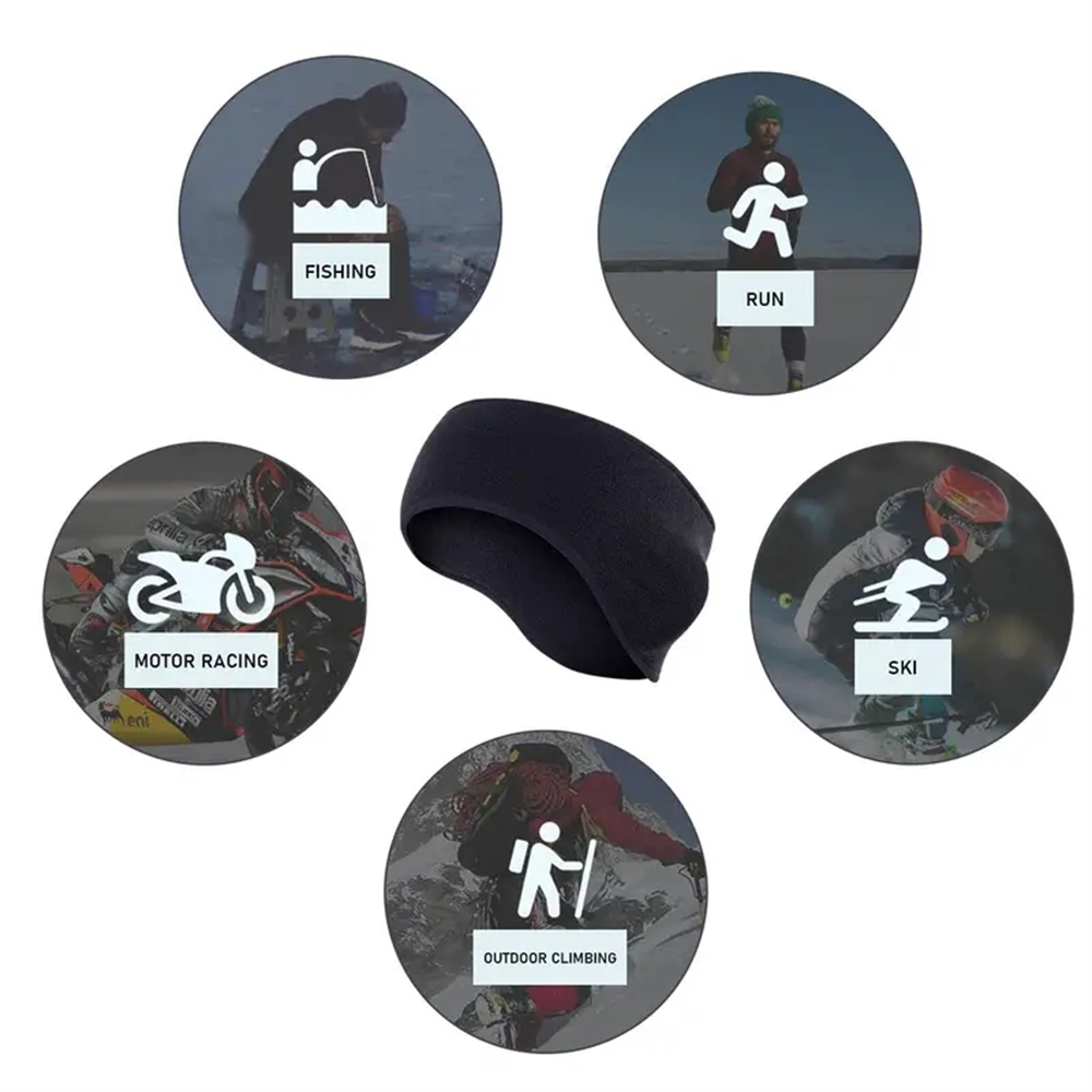 Unisex Fleece Ear Warmer Headb - Winter Headband Fleece avaliação e preço
