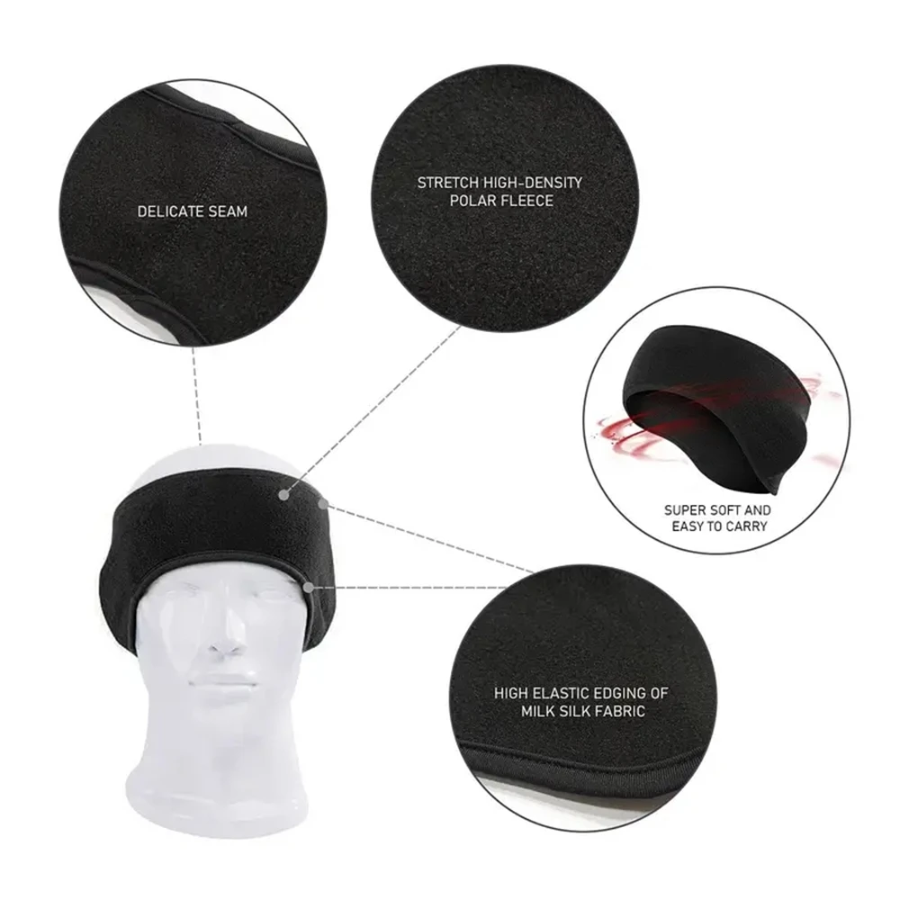 Unisex Fleece Ear Warmer Headb - Winter Headband Fleece avaliação e preço
