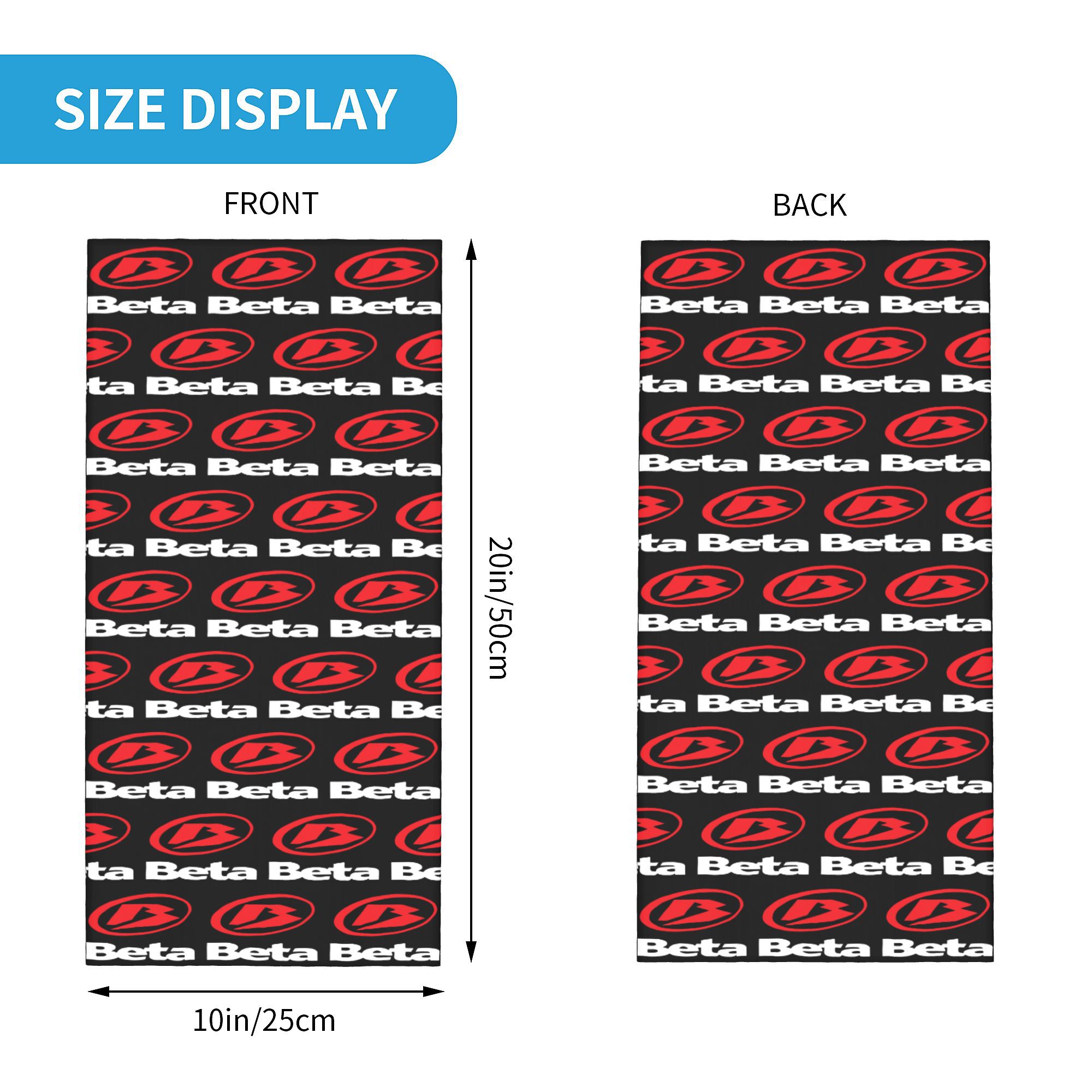 Custom New Motorcycle Racing B - Neck Gaiter Fleece avaliação e preço