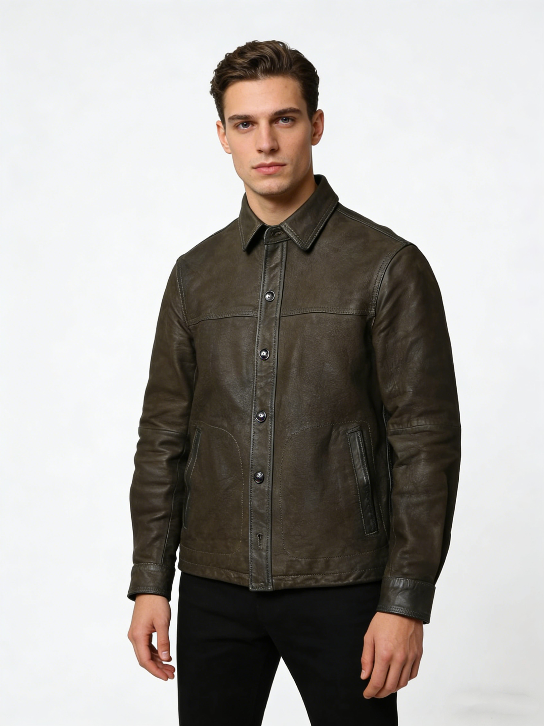 Genuine Natural Sheepskin Turn - Down Jacket Packable avaliação e preço