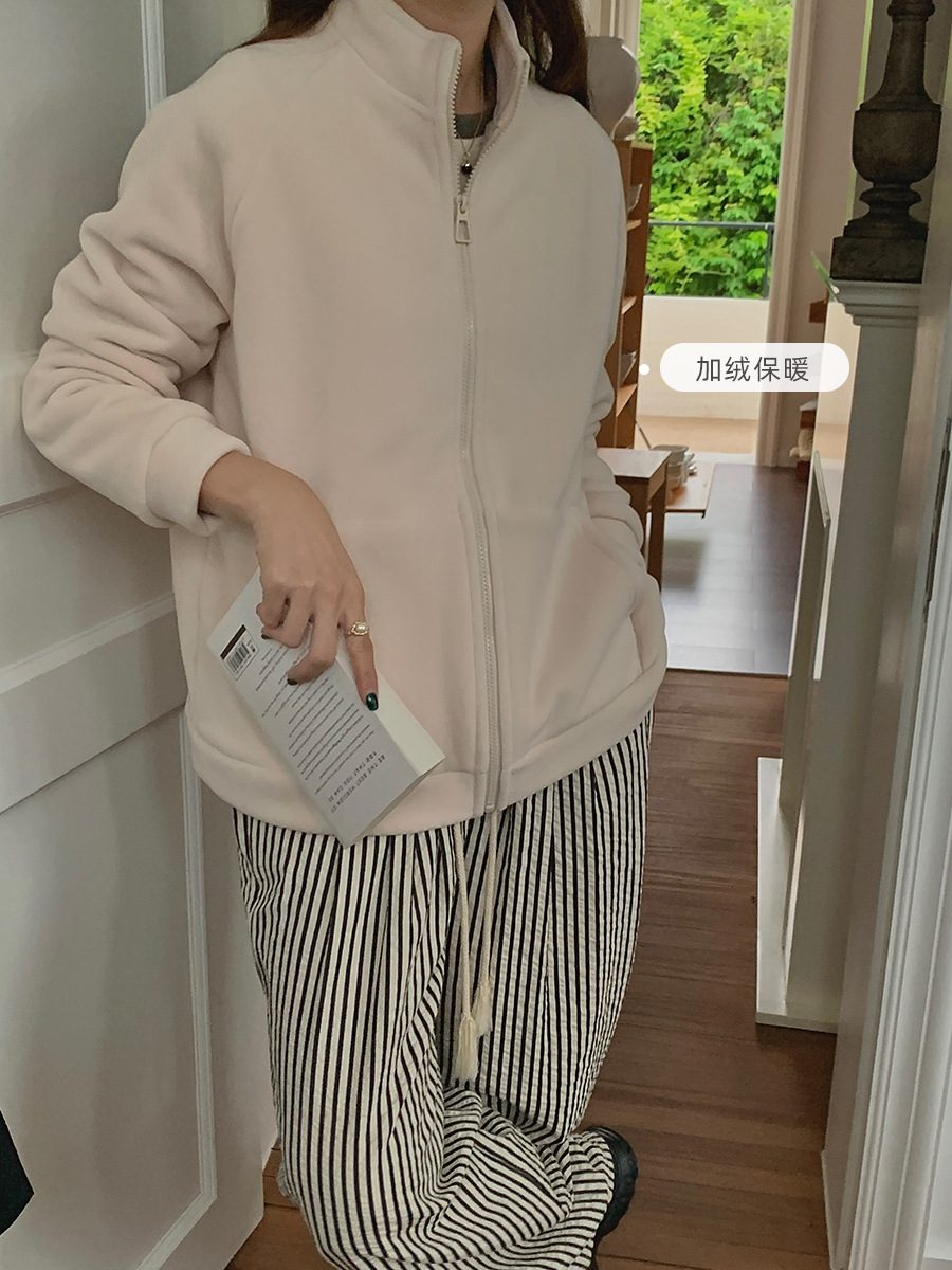 Fleece Sweatshirt No Hat Women - Sherpa Hoodie Fleece avaliação e preço