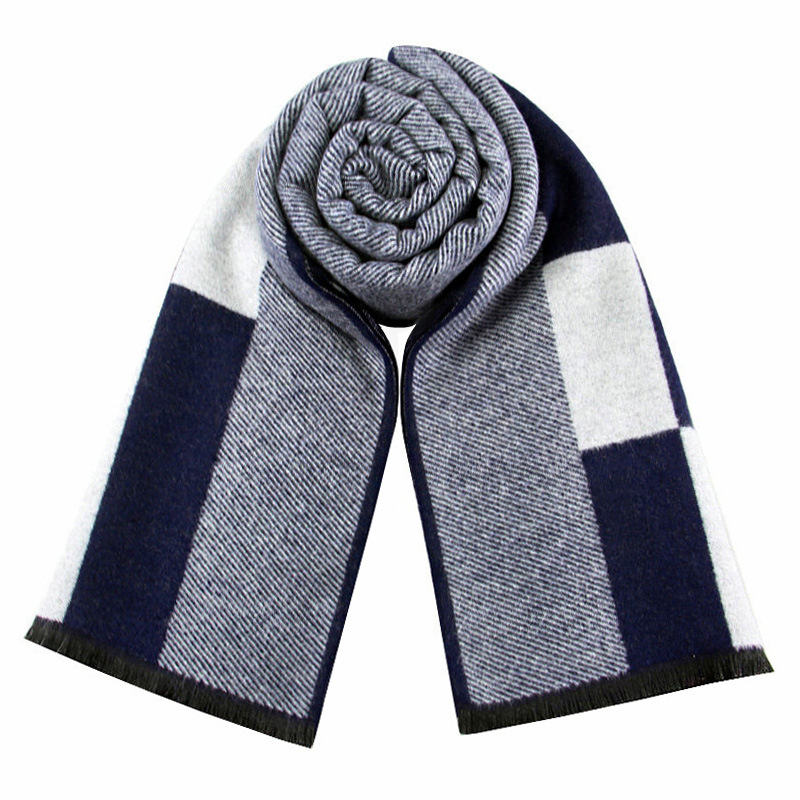 RUNMEIFA 2022 Classic Autumn & - Wool Scarf Men avaliação e preço
