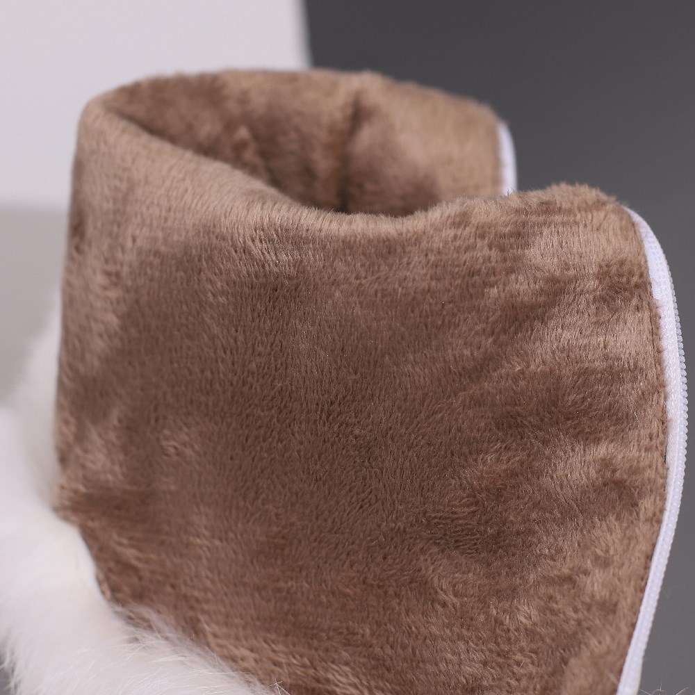 Winter Women Fur Knee High Boo - Waterproof Winter Boot avaliação e preço