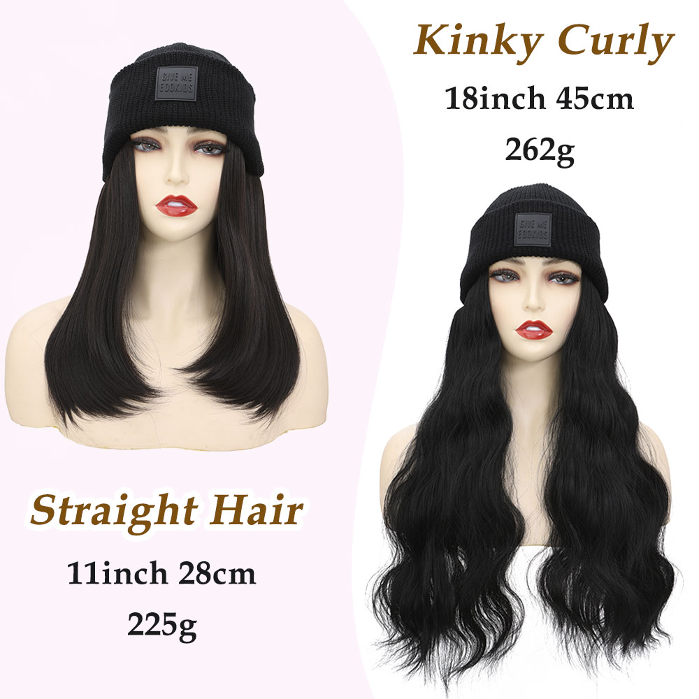 S-noilite Synthetic Hat Wig Be - Knit Beanie Hat Warm avaliação e preço