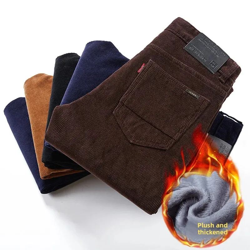 Thickened Fleece Lined Corduro - Corduroy Pant Warm avaliação e preço