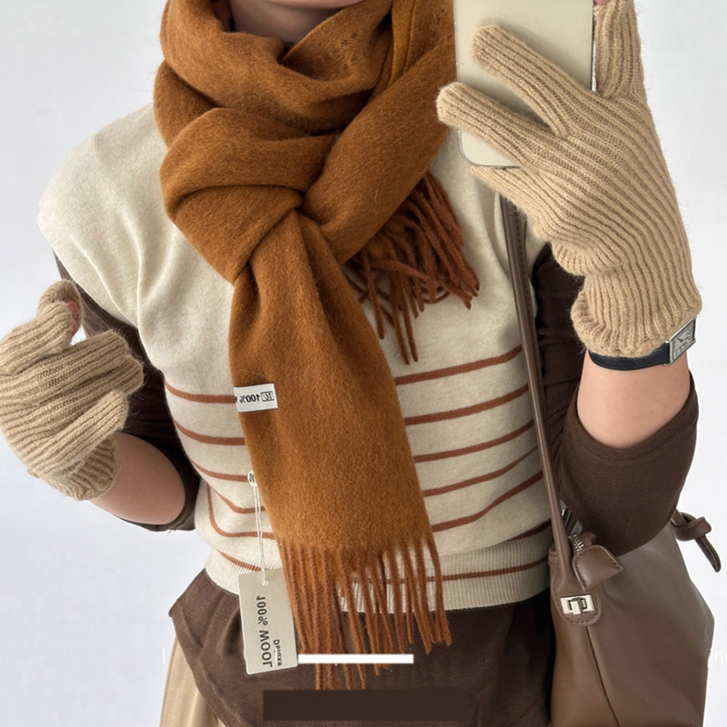 Elegant Good Quality 100% Wool - Wool Scarf Men avaliação e preço