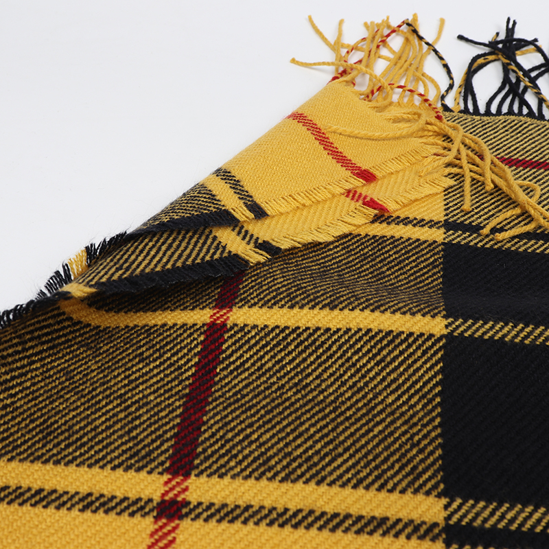 2022 winter men plaid scarf ca - Wool Scarf Men avaliação e preço