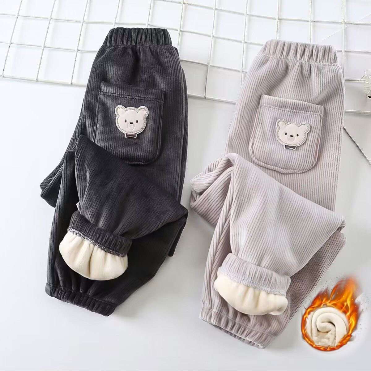 1pcs Boy Girl Winter Velvet Co - Corduroy Pant Warm avaliação e preço