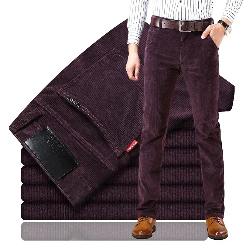 2025 Spring Autumn Men's Cordu - Corduroy Pant Warm avaliação e preço
