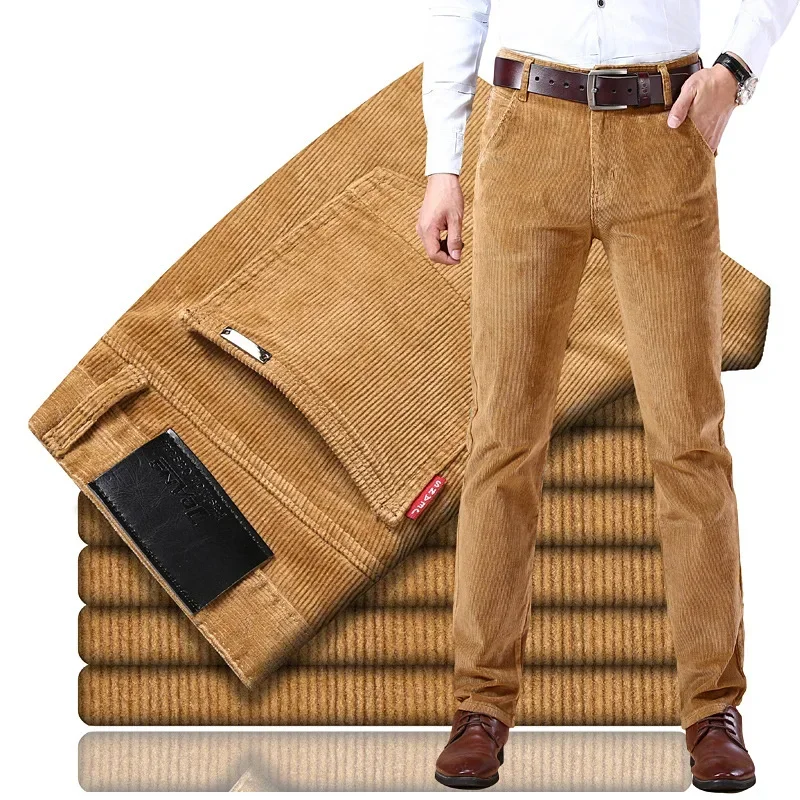 2025 Spring Autumn Men's Cordu - Corduroy Pant Warm avaliação e preço