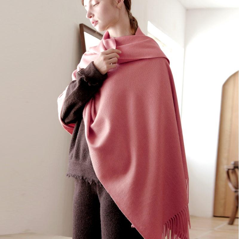 Wool Winter Scarf Women Fashio - Shawl Wrap Winter avaliação e preço