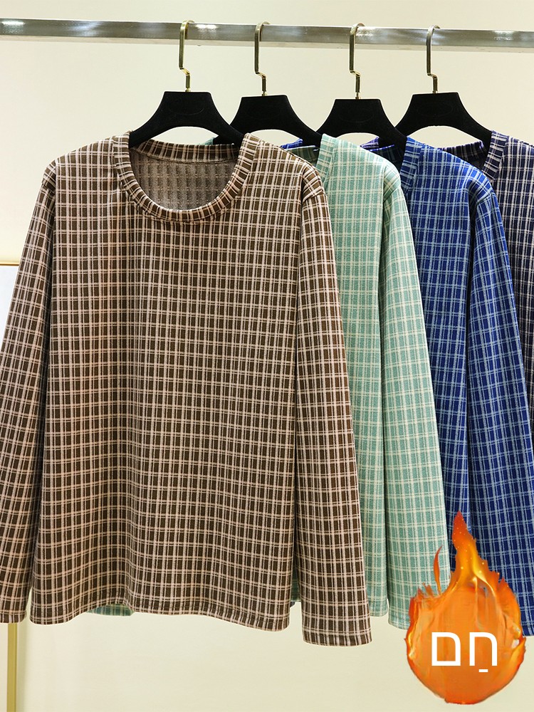 Men's Winter Home Wear Flannel - Flannel Shirt Lined avaliação e preço