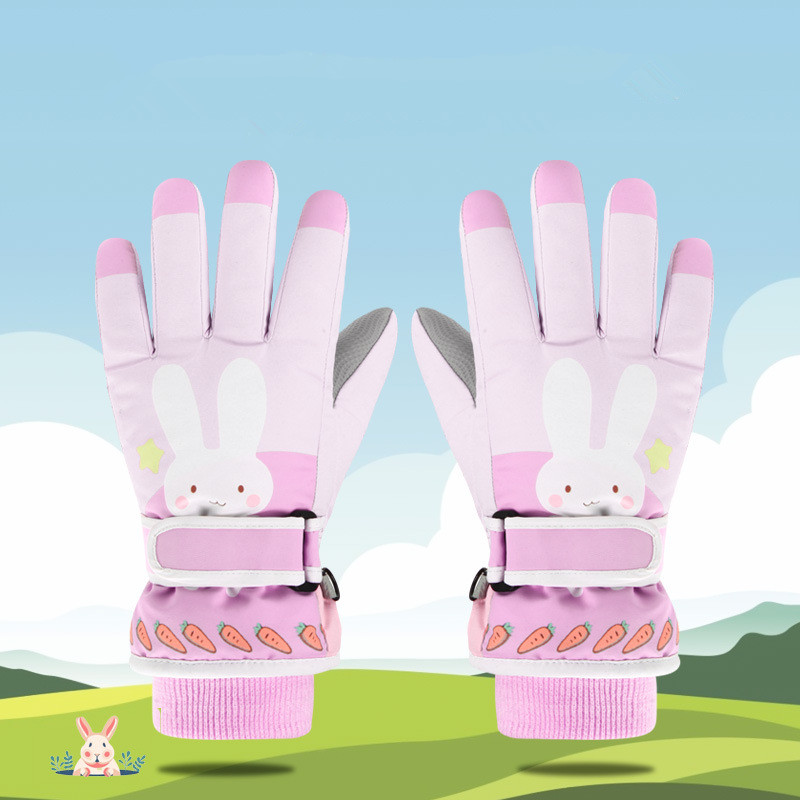 Kids Winter Snow Ski Gloves, W - Snow Glove Insulated avaliação e preço