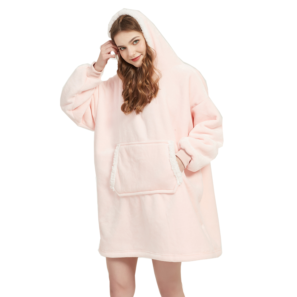 Microfiber Plush Coral Fleece  - Sherpa Hoodie Fleece avaliação e preço