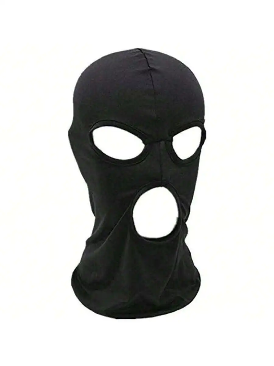 3 Hole Black Balaclava Face Ma - Balaclava Ski Mask avaliação e preço